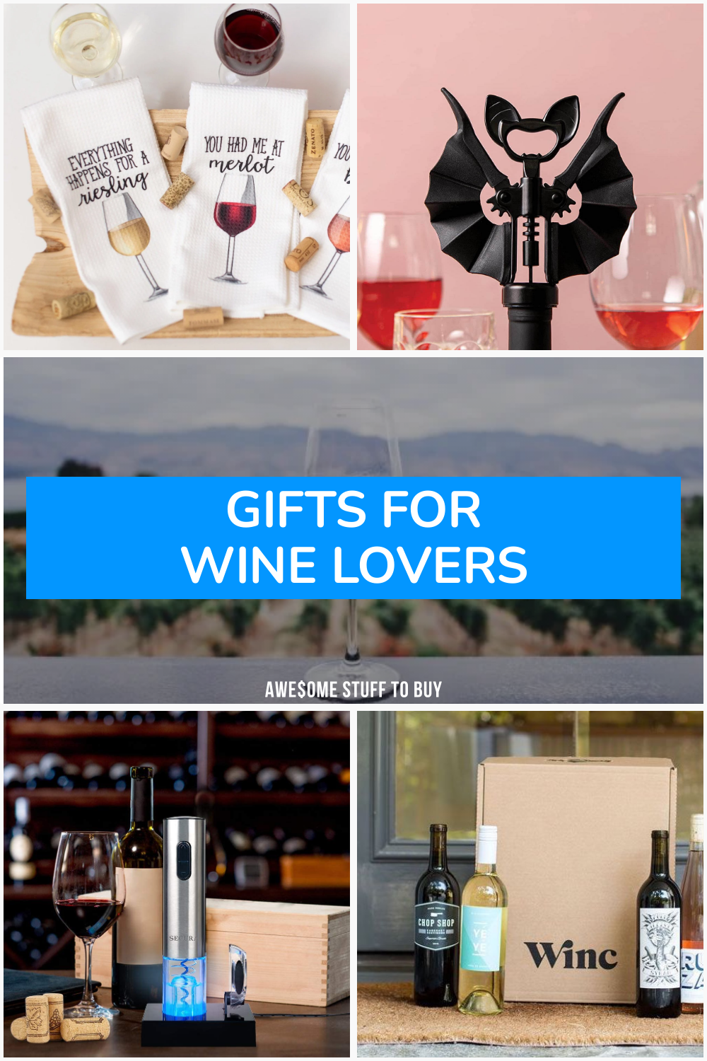 Gifts for Wine Lovers // Awesome Stuff to Buy
