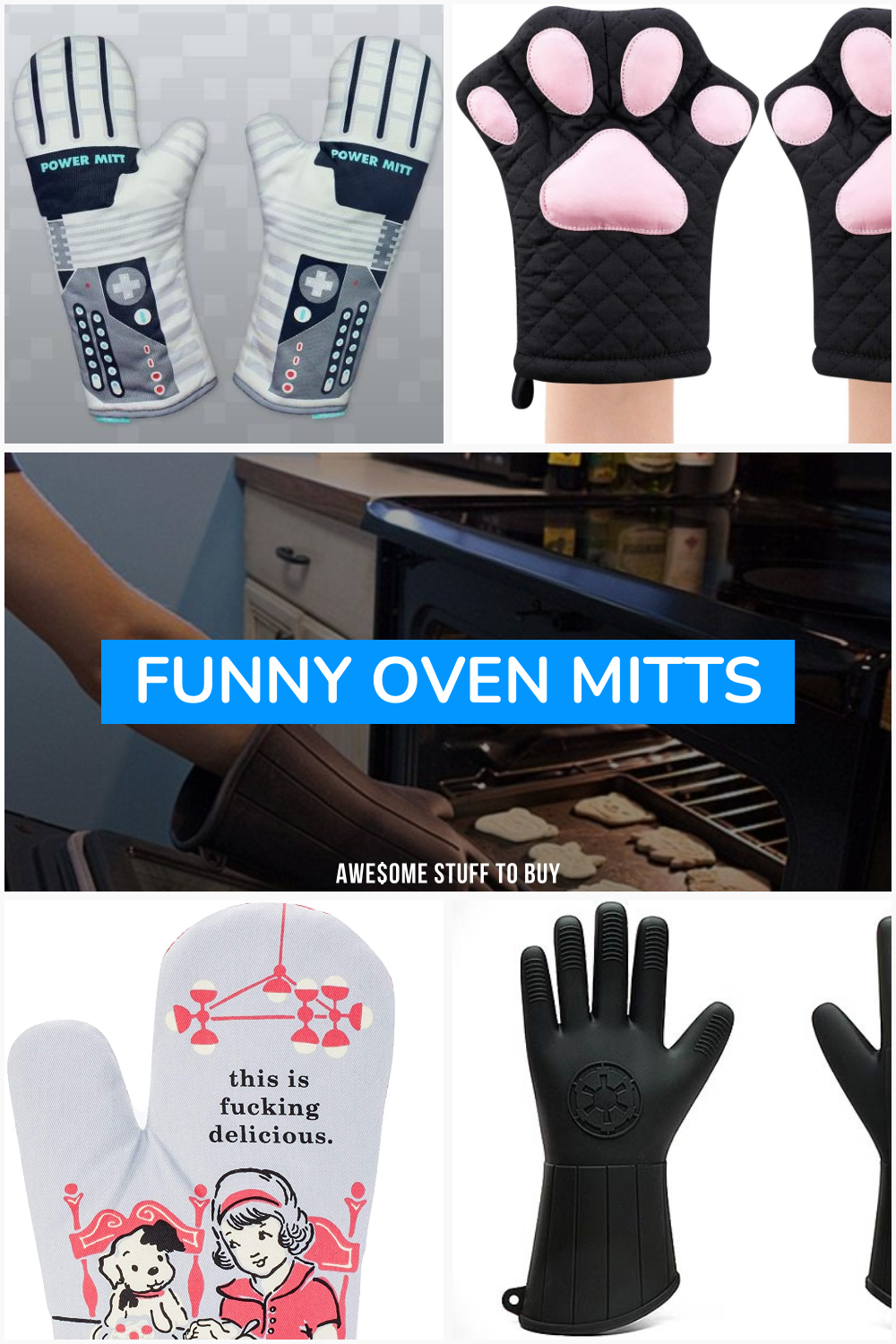 Funny Oven Mitts // Awesome Stuff to Buy