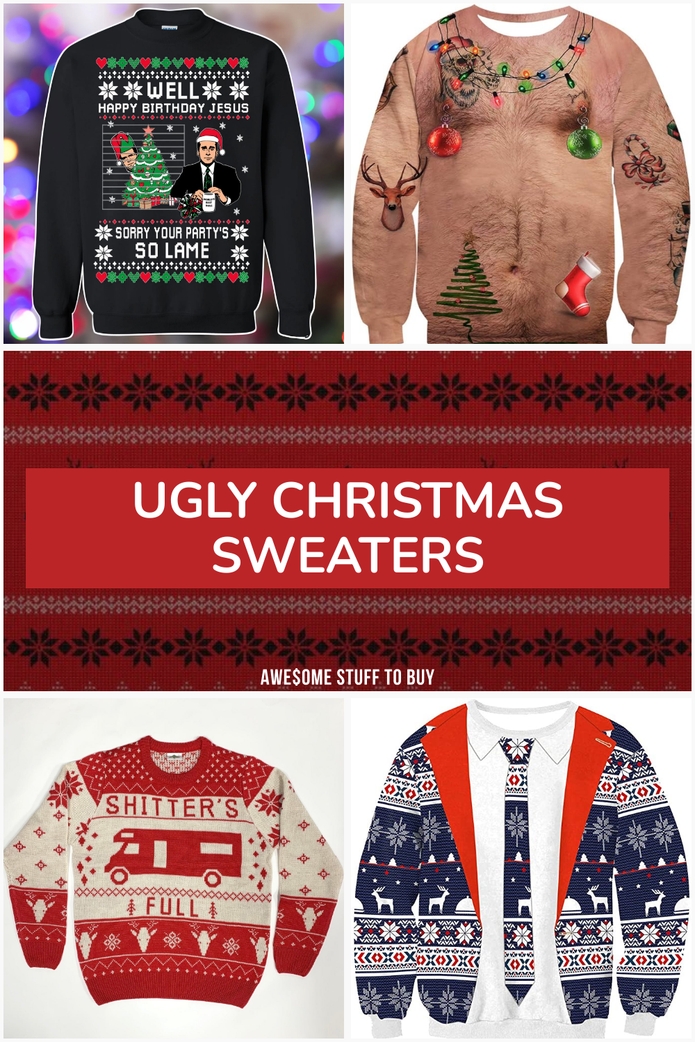 Ugly Christmas Sweaters // Awesome Stuff to Buy