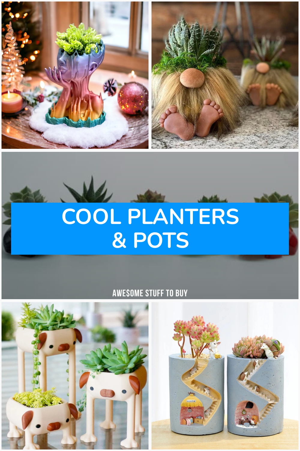 Cool Planters & Pots // Awesome Stuff to Buy