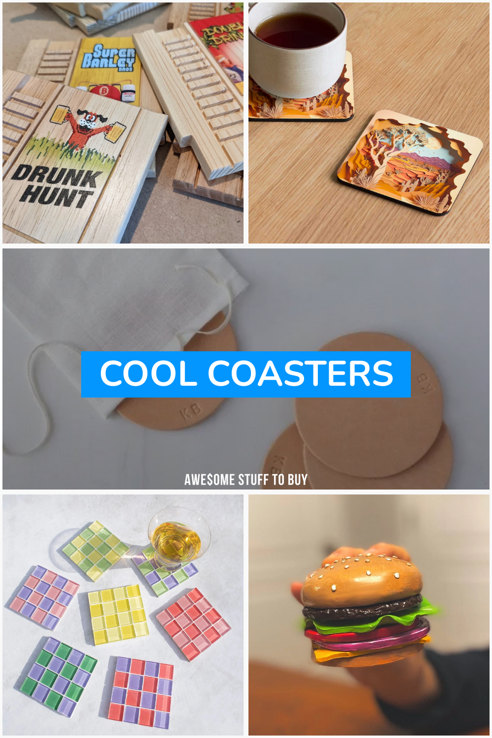 Cool Coasters // Awesome Stuff to Buy