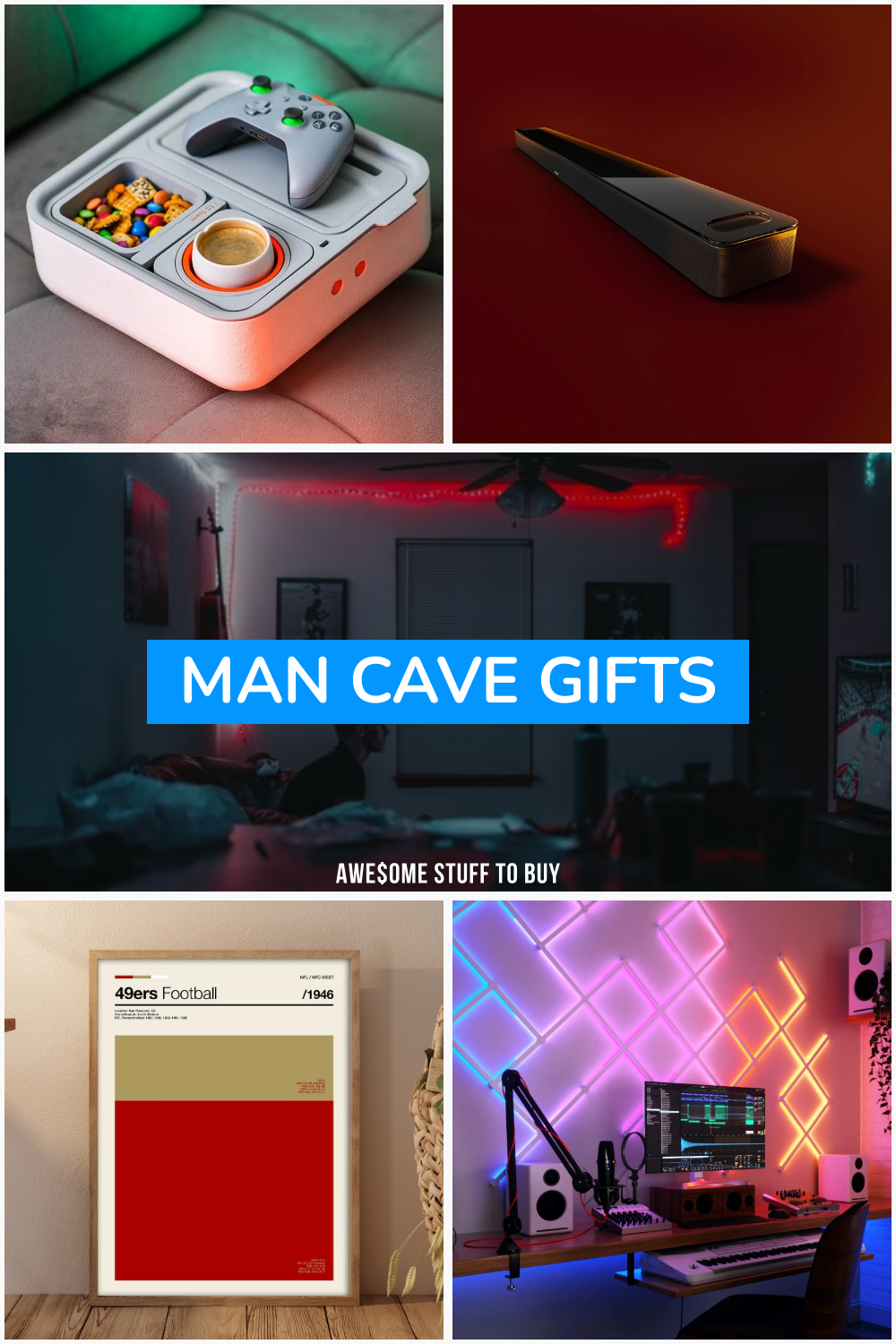 Man Cave Gifts // Awesome Stuff to Buy