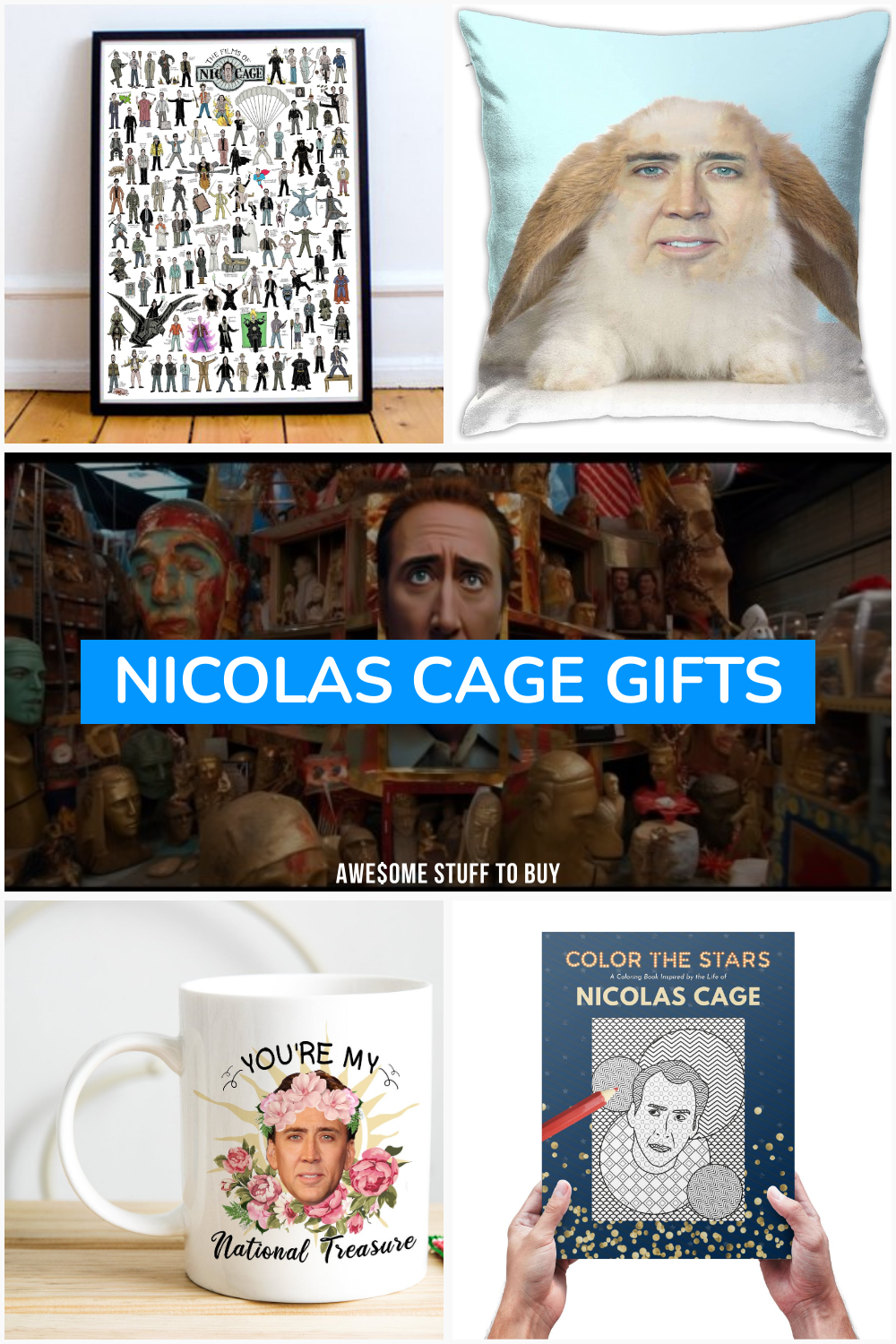 Nicolas Cage Gifts // Awesome Stuff to Buy