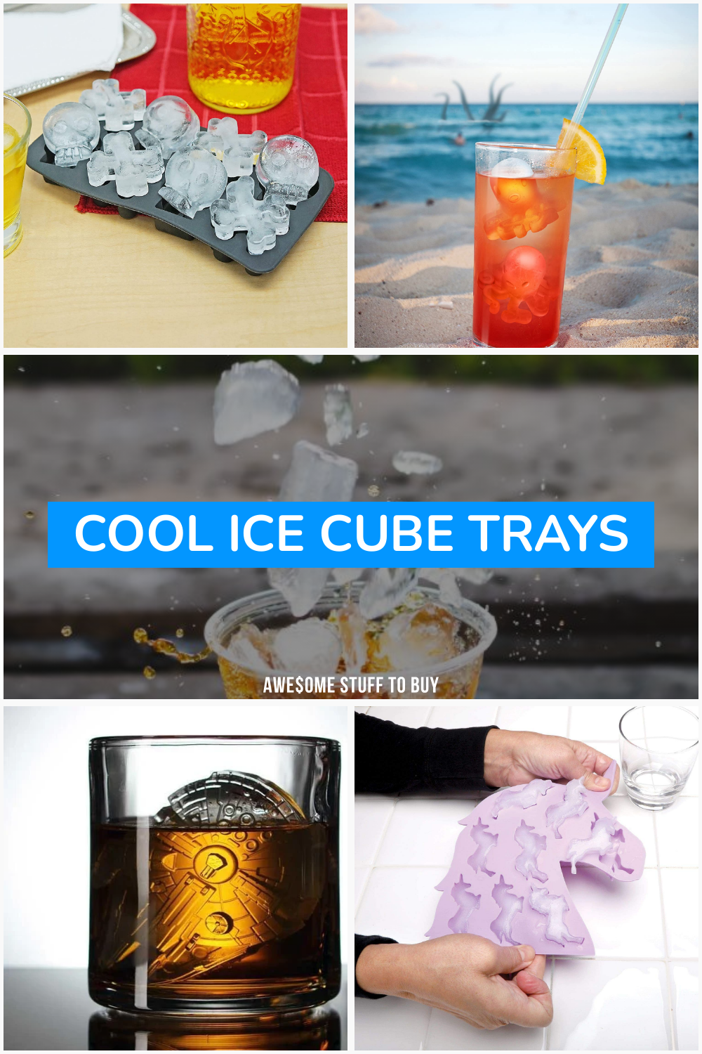 Cool Ice Cube Trays // Awesome Stuff to Buy