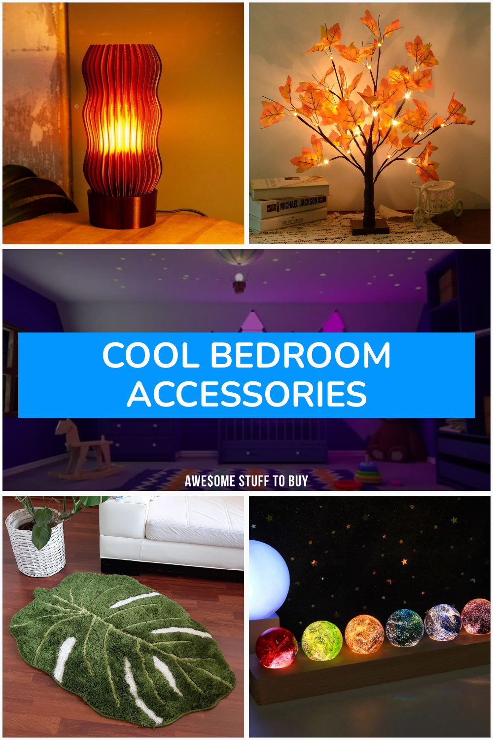 Cool Bedroom Accessories // Awesome Stuff to Buy