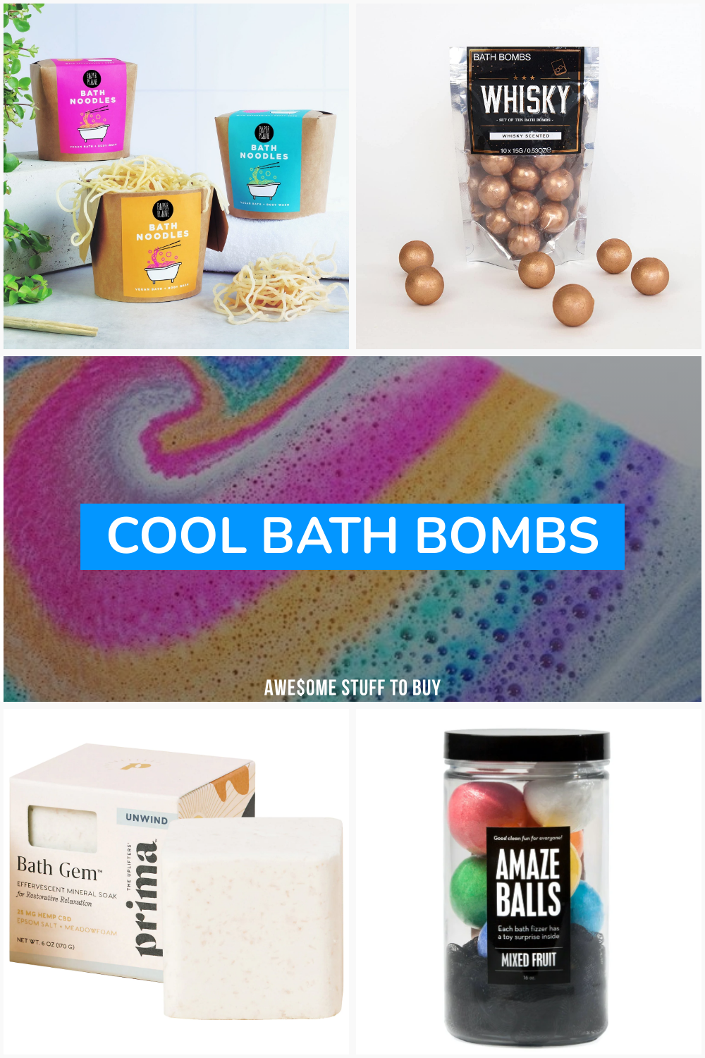 Cool Bath Bombs // Awesome Stuff to Buy